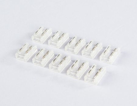 Соединитель прямой для светодиодной ленты COB 8mm 12/24V (2 контакта) GS6351 (10 шт.) Ambrella Light illumination (иллуминатион) GS6351