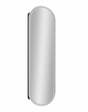 Зеркало-шкаф Continent Elmage Black МВК048 50х160 подвесной