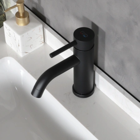 Смеситель Gid Cascada Inga SS096-BM-K (SS096BMK) на раковину черный матовый