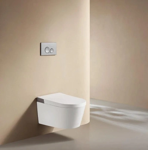 Умный унитаз подвесной Arrow AKH1051SEH белый с сиденьем микролифт безободковый каскадный смыв - фото 3