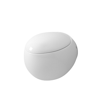 Унитаз подвесной Grossman Санфаянс GR-4442 белый глянцевый с сиденьем микролифт безободковый каскадный смыв