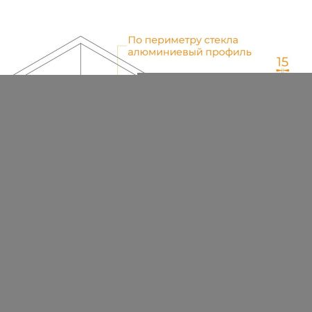 Душевая перегородка RGW Walk In 32101110-84 100х200 стекло с рисунком профиль черный