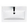 Раковина из сантехнического фарфора Santek Элина WH501619 80х50 накладная цвет белый