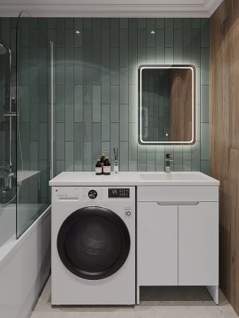 Тумба с раковиной Orange Sistema STD-120TUW+RAR 120х50 напольная цвет белый