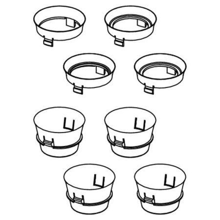 Набор ограничительных колец 28-46 мм для клапана А2 Tece TECEprofil 9820337