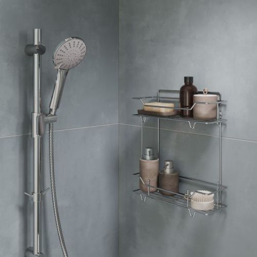 Полка в ванную комнату Milardo Grid GRICS2CM44 - фото 4