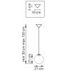 Светильник подвесной Lightstar Sferetta (Сферетта) 801018