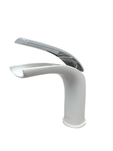 Смеситель Webert Aria AI832001844 на раковину белый - фото 4