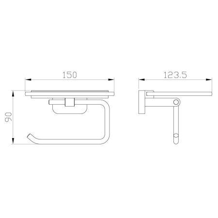 Бумагодержатель Wonzon & Woghand Graffity WW-9326