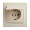Розетка 1-местная с крышкой Stekker PST16-9012-02 39238