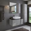 Зеркало-шкаф Comforty Эдинбург 00004147981CF 90х80 подвесной цвет серый