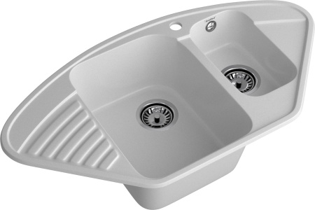 Кухонная мойка Granfest Quarz 14 серый 93х50 цвет серый поверхность матовая