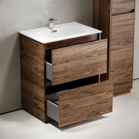 Тумба под раковину Sancos Libra Floor LB70FECH 70х50 напольная цвет коричневый