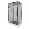 Душевая кабина AvaCan Z120 120х90 прямоугольная с крышей ориентация универсальная