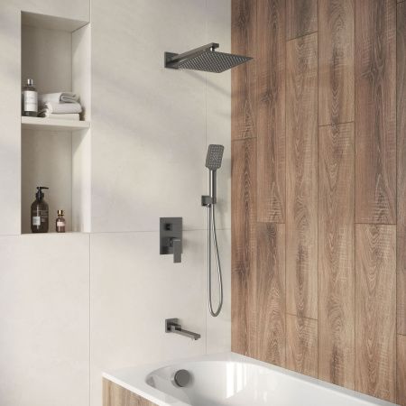 Душевая система Grossman Style 501.K35.05.420 встраиваемая в стену цвет черный