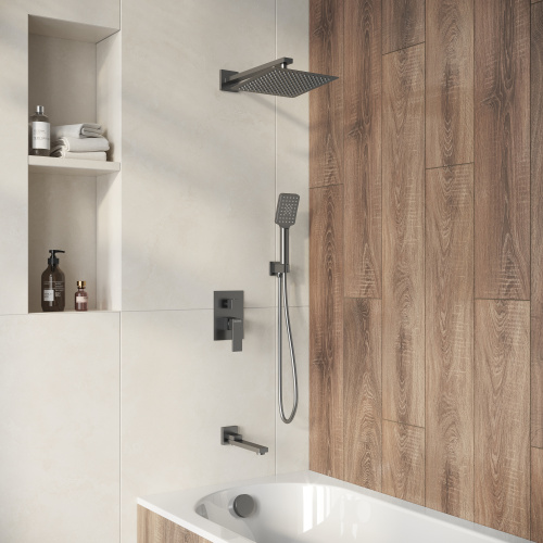 Душевая система Grossman Style 501.K35.05.420 встраиваемая в стену цвет графит - фото 3