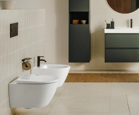 Чаша унитаза подвесная Roca Ona A346687000 цвет белый без сиденья безободковая душевой смыв