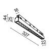 Трековый светодиодный светильник Maytoni Technical Points (Точки) TR031-2-18W3K-W
