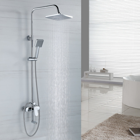 Душевая стойка Bond Cube B01-9400 настенная цвет хром глянцевый