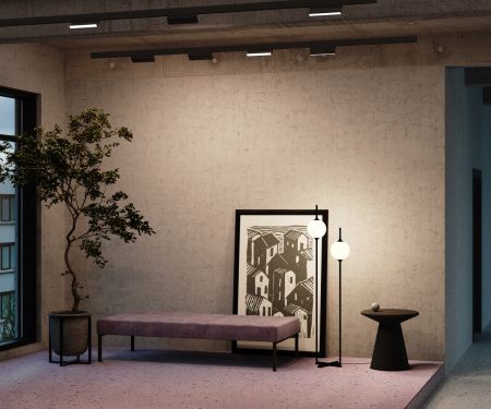 Трековый светодиодный светильник Maytoni Technical Basis Rot (Базис поворотный) TR036-2-12W3K-B