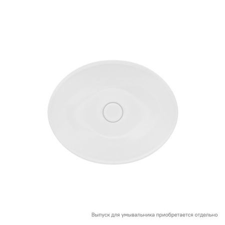 Раковина керамическая Iddis Cloud CLOWS06i27 40х30 накладная цвет белый без отверстий под смеситель