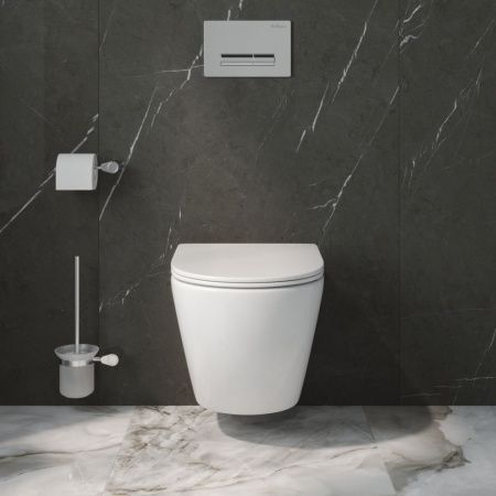 Унитаз подвесной BelBagno UNO BB5177CH-TOR/SC белый с сиденьем микролифт безободковый смыв торнадо