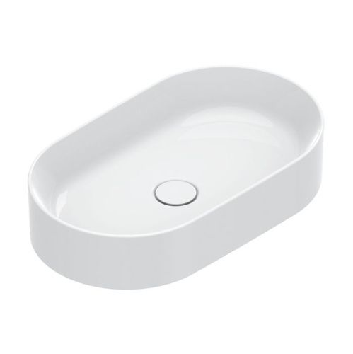 Раковина керамическая Catalano Zero 122600001 60 см накладная цвет белый без отверстий под смеситель