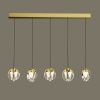 Светильник подвесной Delight Collection MD24001033-5B gold/clear