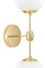 Бра Lumina Deco Zodiak (Зодиак) LDW 6001-2 GD+WT