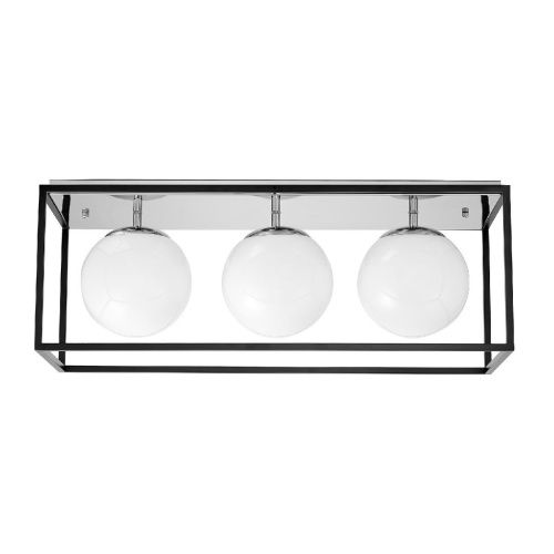Светильник потолочный Lumina Deco Maldini (Малдини) LDC 8060-3 CHR+BK - фото 2