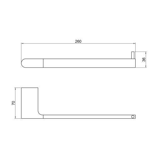 Полотенцедержатель Timo Luiro 18451/17 - фото 2 Полотенцедержатель Timo Luiro 18451/17 - фото 2