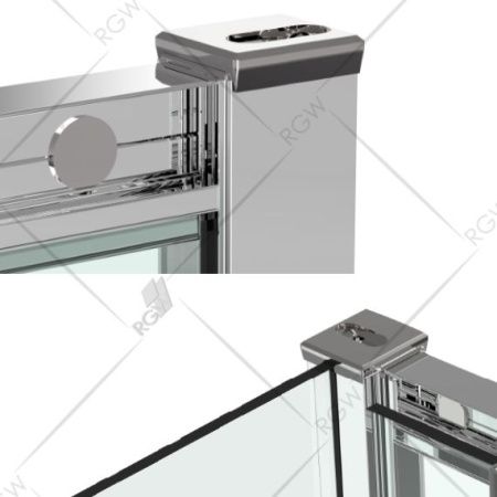 Душевой уголок RGW Classic 32094490-11 100х90 стекло прозрачное профиль хром без поддона