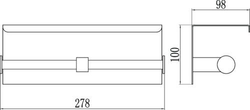 Бумагодержатель Savol S-00AK57 - фото 2