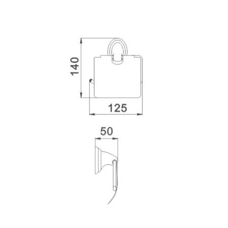 Бумагодержатель Maretti Karla KA8031010