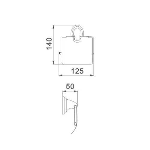 Бумагодержатель Maretti Karla KA8031010 - фото 3
