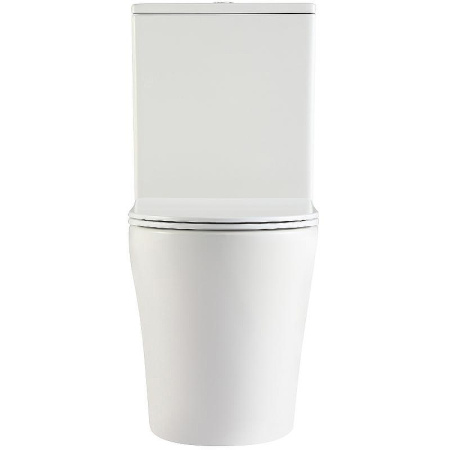 Унитаз-компакт напольный с бачком Тритон Corso Щ0000057974 белый с сиденьем микролифт безободковый каскадный смыв