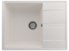 Кухонная мойка Ulgran Quartz Prima 650-01 65х50 цвет белый