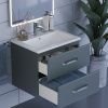 Тумба под раковину Uperwood Foster 291020520 60х40 подвесная цвет серый