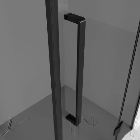 Душевой уголок Niagara Nova NG-2832-34BLACK 100х100 стекло тонированное профиль черный без поддона