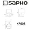 Стакан Sapho X-ROUND XR903