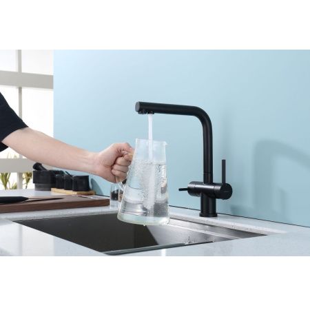 Смеситель для кухни Splenka S70 S70.61.06 на мойку черный