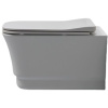 Чаша унитаза подвесная White Ceramic Idea W10003FM цвет серый матовый без сиденья безободковая
