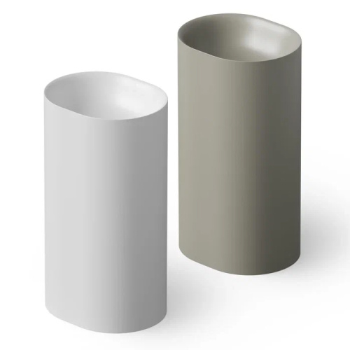 Раковина керамическая Dea Design Pedestal Basin DD2008 500 18 50х40 напольная цвет белый без отверстий под смеситель - фото 2