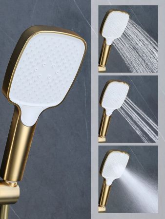 Душевая стойка ProHanss P60.24.03 настенная цвет золото