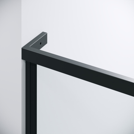 Душевая перегородка Grossman Pragma 200.K33.03.80.21.00 80х195 стекло прозрачное профиль черный матовый