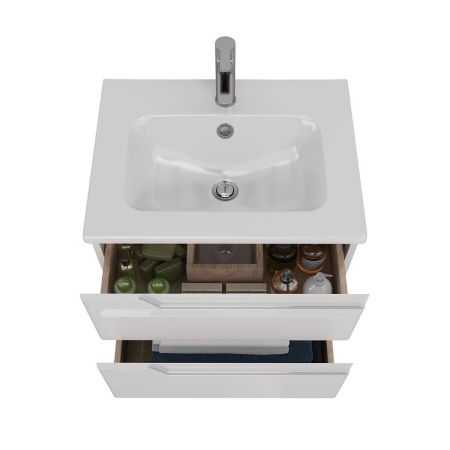 Тумба под раковину LeMark Miano LM06M60T 60х40 подвесная цвет белый