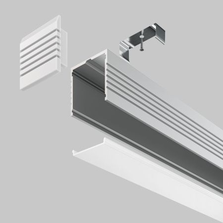Алюминиевый профиль накладной Maytoni Led Strip ALM-3535A-S-2M