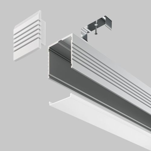 Алюминиевый профиль накладной Maytoni Led Strip ALM-3535A-S-2M - фото 4