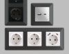Рамка двухместная Ambrella Volt Line (Лине) AF110802
