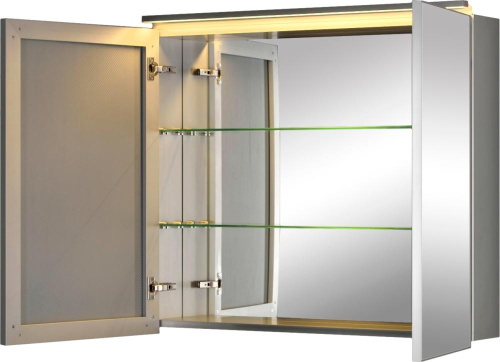 Зеркало-шкаф De Aqua Алюминиум 00261752 80х14х77 подвесной - фото 3 Зеркало-шкаф De Aqua Алюминиум 00261752 80х14х77 подвесной - фото 3